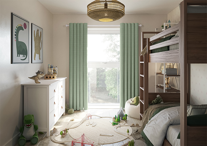 Jaipur, Bottle Green - Made to Measure Curtains - Image 14